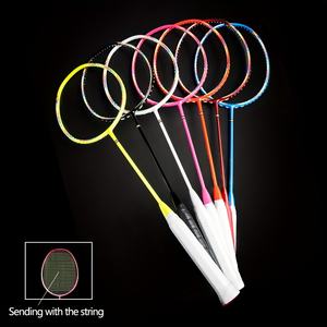 <span class=keywords><strong>Raquette</strong></span> de <span class=keywords><strong>badminton</strong></span> d'attaque d'entraînement de 30lbs de haute qualité en matériau semi-carbone en fibre de verre <span class=keywords><strong>Raquette</strong></span> de <span class=keywords><strong>badminton</strong></span> personnalisée 4U 5U - Product Image 5