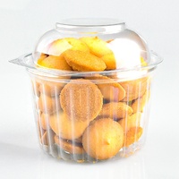 Offre Spéciale – Boîte d'emballage jetable en PET pour cupcakes, pâtisseries, fruits, desserts, muffins, pains et gâteaux – Contenant transparent