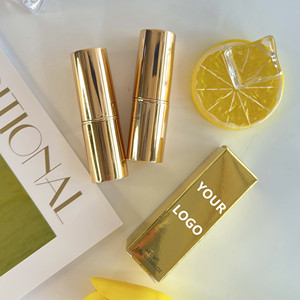 Nicht trocknender kuss fester Goldrohr veganer matter fester Lippenstift mit Handelsmarke - Product Image 2