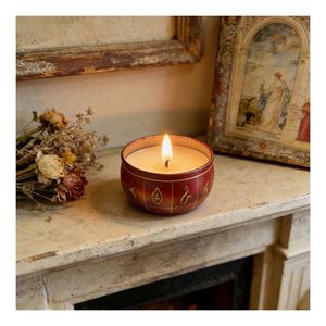 Boîtes à bougies de luxe personnalisées avec logo pour pots de marque, mélange de soja aromatique, série de présentation pour la vente au détail - Product Image 2