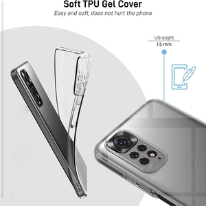 <span class=keywords><strong>Coque</strong></span> en silicone antichoc pour <span class=keywords><strong>Xiaomi</strong></span> Redmi Note 14 13 12 12S <span class=keywords><strong>12T</strong></span> 11 11T 11S 10 10S Pro Plus Pro + 4G 5G <span class=keywords><strong>coque</strong></span> transparente Ultra mince - Product Image 3