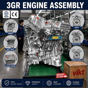 Nouvel ensemble moteur 3GR pour Crown Reiz Lexus GS300 avec moteur essence V6 3.0L DOHC 24 soupapes - Product Image 1