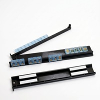 Wowu Accessoires de Mahjong Américain en Plastique Transparent Effet Sable Mouvant Ultra-légers, Mélangeur de Mahjong Portable avec Règle de Distribution Transfrontalière