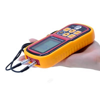 Testeur GM100, jauge d'épaisseur, métal ultrasonique, Compact, précis, numérique, affichage LCD, compteur de main Intelligent, rétro-éclairage Portable