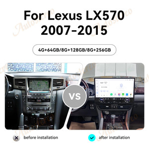 19.8 Qualcomm <span class=keywords><strong>Android</strong></span> 13 cho Lexus LX570 2007-2015 Tesla Màn hình thẳng đứng Xe GPS Navigation xe headunit đa phương tiện Máy nghe nhạc - Product Image 3