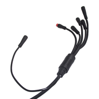 Connecteur de câble étanche pour bande LED personnalisée M8 2-7 broches IP67 Mâle Femelle 250V 3A Vélo électrique Extérieur Rond OEM
