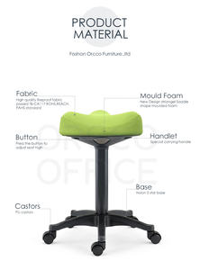 Hospital Dentist Lab <strong>Medical</strong> Equipment Laboratory Workshop <strong>Unit</strong> Saddle Style High Adjustable Dentist Stool <strong>Dental</strong> <strong>Chair</strong> - Product Image 4