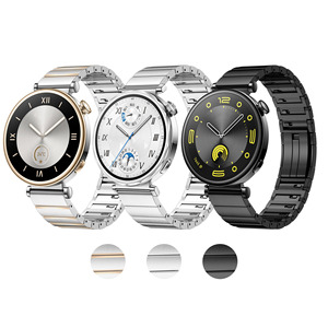 Bracelet de remplacement Win-Win en acier inoxydable réglable et étanche pour montres <span class=keywords><strong>Huawei</strong></span> Watch GT5 GT6 - Product Image 2