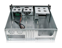 Boîtier d'ordinateur 3U super compact ATX pour montage en rack/de bureau avec alliage d'aluminium et refroidissement par ventilateur, profondeur d'utilisation 390 mm, EKI-N323 en stock