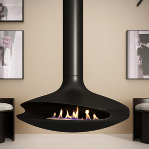 <span class=keywords><strong>Cheminée</strong></span> Bioéthanol Suspendue Murale Moderne pour Hôtels et Villas – Feu Réel à Pellets, Alcool, pour Salon - Product Image 6