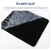 Tapis de souris personnalisé en caoutchouc pour entreprise, avec repose-poignet, style dessin animé, résistant à l'eau, pour PC Gamer, usage domestique ou bureau