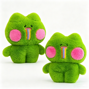 Peluche all'ingrosso di <span class=keywords><strong>rana</strong></span> <span class=keywords><strong>verde</strong></span> Kawaii, giocattoli di peluche da 8 pollici, animali di peluche, giocattoli per bambini a tema cartoni animati e anime, per macchine acchiappacaprioli - Product Image 1