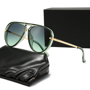 Occhiali da Sole di Lusso Colorati di Design del Marchio Pilot Cool per Uomo e Donna Alta Qualità UV400 Logo Personalizzato Gafas De Sol per Foto - Product Image 1