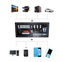 Module amplificateur audio Bluetooth rechargeable à batterie lithium 3,7 V pour haut-parleur de voiture DIY, amplificateur de puissance sans fil BT