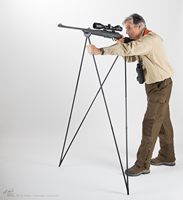 4 bâtons de tir essentiels à 4 points, légers en aluminium (810g), stabilité extrême, pour la chasse et le tir, pliables