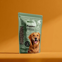 Sacs d'emballage personnalisés imprimés anti-odeur pour aliments pour animaux de compagnie, sachets souples pour croquettes lyophilisées et friandises humides pour chiens et chats