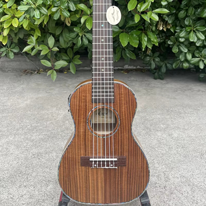 Aiersi - <span class=keywords><strong>Ukelele</strong></span> de 28 Pulgadas, Cuerpo de Koa, Guitarra Pequeña, Portátil, de Viaje, <span class=keywords><strong>Mini</strong></span> Guitarra Hawaiana de 6 Cuerdas, <span class=keywords><strong>Ukelele</strong></span> Eléctrico - Product Image 1