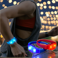 Bracelets lumineux LED activés par le son en gel de silice portables, lumineux et clignotants, pour la romance, les fêtes de Noël, les carnavals, les concerts, les événements nocturnes