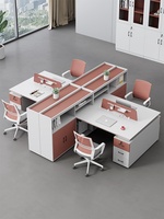 Bureau de travail moderne et minimaliste en PVC pour employés
