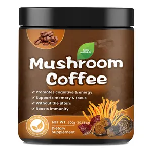 Instant Reishi Mushroom Coffee Hot Mushroom Protein Latte