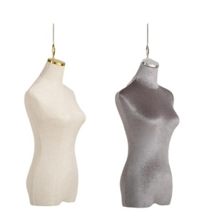 Présentoir suspendu de <span class=keywords><strong>Mannequin</strong></span> de forme de robe demi-longueur pour femmes avec crochet de suspension pour affichage de fenêtre accessoires de robe de mariée <span class=keywords><strong>buste</strong></span> - Product Image 1