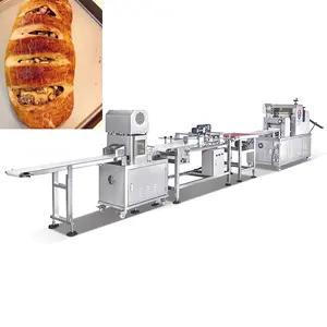 High Efficiency Filling Bread Making Machine Automatic Toast Bread Production Line For Commercialization