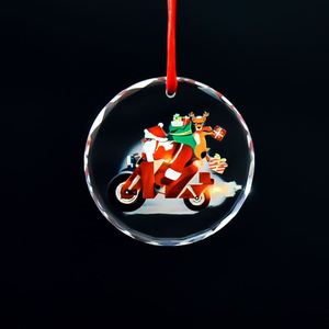 Ornements de Noël en cristal transparent K9 luxueux, décorations personnalisées magnifiques avec boîte cadeau personnalisée - Product Image 2