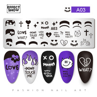 Nouveaux modèles de timbres à ongles à motif de ligne française Plaques d'estampage en acier inoxydable Outils d'art des ongles