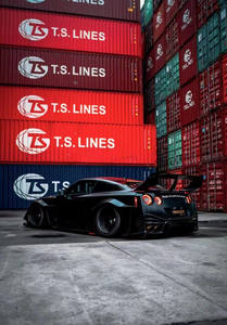 Kit de carrosserie large pour <span class=keywords><strong>Nissan</strong></span> <span class=keywords><strong>GTR</strong></span> R35, carrosserie avant et arrière, nouveau produit, <span class=keywords><strong>2022</strong></span> - Product Image 4