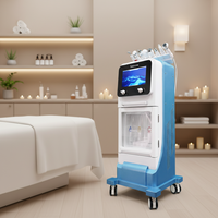 Machine de nettoyage en profondeur Hydro Beauty professionnelle, soin du visage, élimination des points noirs, jet d'oxygène, machine de peeling facial