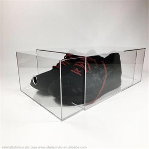 Boîte à Chaussures acrylique Goutte Avant Coulissante Sneaker Glissière de Tiroir De Stockage - Product Image 1