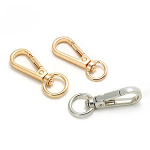 Mosquetón de Aleación de Zinc, Estilo Vintage, con Anillo Dividido, Hebilla de Metal Personalizada para Bolsos, Gancho de Alta Calidad, Ecológico - Product Image 5