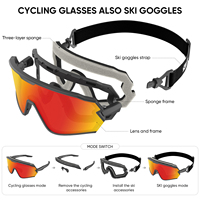 HUBO Lunettes de sport personnalisées Lunettes de soleil de sport polarisées pour hommes Baseball Bicycle Wave Runner Lunette De Sport Baseball
