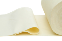 Tissu de filtration aérienne non tissé personnalisé, feutre aiguilleté, pour substrat de poinçonnage, résistant aux températures moyennes et élevées, en PET, Aramide, PPS, PTFE, Fibre de verre
