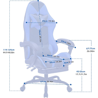 Nouvelle Chaise de Gaming 2026 Style Économique, Chaise de Bureau Pivotante OEM avec Accoudoirs Articulés, Base Stable en Acier, Ensemble Assorti pour Bureau de Gaming