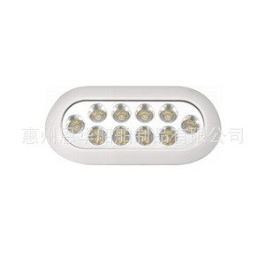 Lumière de piscine LED 10 LED 12V 24VDC en aluminium IP68, éclairage durable pour piscine - Product Image 1