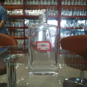 Commercio all'ingrosso della fabbrica di cristallo flint glass vodka <span class=keywords><strong>vetro</strong></span> di spirito bottiglia di <span class=keywords><strong>250</strong></span> <span class=keywords><strong>ml</strong></span> - Product Image 5