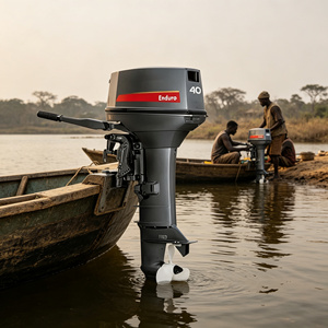Moteur 2 temps haute résilience 40 CV pour bateaux de pêche en bois et transport fluvial – Région aquatique d'Afrique de l'Est - Product Image 1