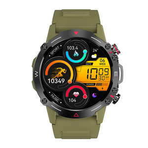 Montre connectée sport AMOLED pour hommes, étanche IP68, surveillance de la santé en extérieur, montre connectée avec boussole, répondre aux appels - Product Image 2