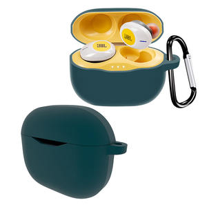 Venta de fábrica, funda protectora de silicona para <span class=keywords><strong>JBL</strong></span> <span class=keywords><strong>Tune</strong></span> T125TWS con funda para auriculares con gancho - Product Image 6