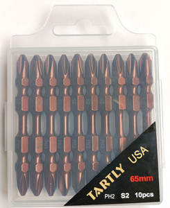 رؤوس مغناطيسية مزدوجة الطرف من البرونز للمثاقب اللاسلكية، مصنوعة من الفولاذ S2، متينة ومدمجة، توريد مباشر من المصنع للبيع بالجملة - Product Image 4