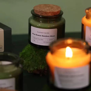 Mini Aromatherapy Soy Wax Scented Jar <b>Candles</b> Luxury Beeswax for Bars Holidays Diwali Ramadan-Wholesale - Product Image 4