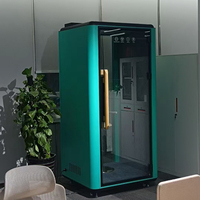 Cabine mobile moderne, confortable et silencieuse 2025 – Idéale pour le télétravail, le bureau, l'hôtel, l'entrepôt ou comme cabine d'enregistrement