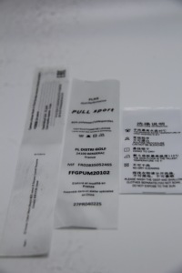 Hướng dẫn giặt in hai mặt tùy chỉnh, nhãn chăm sóc <span class=keywords><strong>Satin</strong></span> trắng cho quần áo - Product Image 2