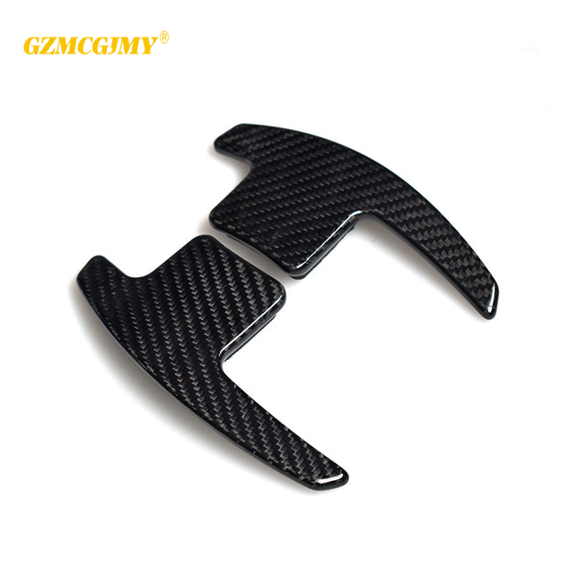 2015-2021 High Level Material carbon fiber modification and replacement of steering wheel shift paddles for For Mustang