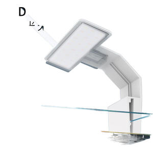 水族館用超高輝度小型クランプランプ 省エネ 防水 水草水槽照明 水槽アクセサリー - Product Image 1
