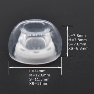 Embouts d'écouteurs en silicone liquide 30 Duro pour <span class=keywords><strong>Airpods</strong></span> <span class=keywords><strong>Pro</strong></span> 2 Embouts d'écouteurs <span class=keywords><strong>Réduction</strong></span> du bruit Écouteurs Pro2 Antidérapant Embout d'oreille - Product Image 2