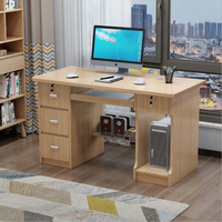 Étude ordinateur portable salon élégant long acier bois bureau bureau réunion laboratoire nordique de comput pliable ordinateur de jeu table de bureau