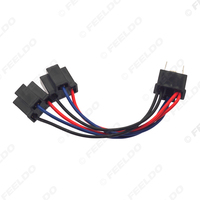 Adaptateur de prise de câblage pour phare de voiture HID/LED, connecteur double H4 mâle vers H4 femelle, câble de lumière automobile