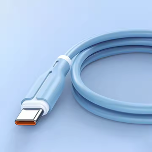 Bán Buôn Chất Lỏng Mềm 120W 6A Nhanh Chóng Sạc Truyền Dữ Liệu Cáp USB A Để Loại C Cáp Với Ánh Sáng LED Cho Bộ Sạc Điện Thoại 1M. 5m2m - Product Image 5